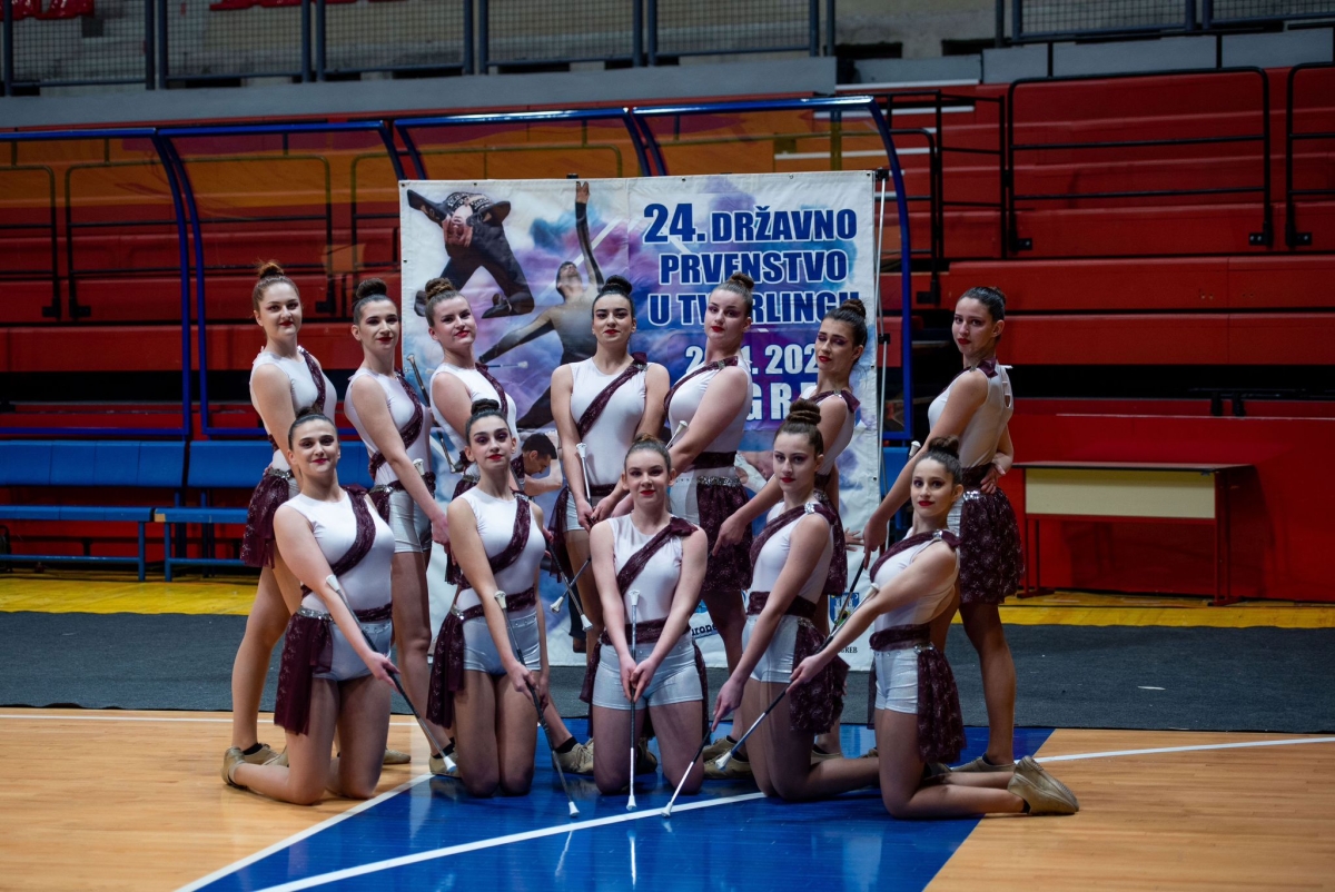  Članice Twirling kluba Vodice kvalificirale se za Europska natjecanja